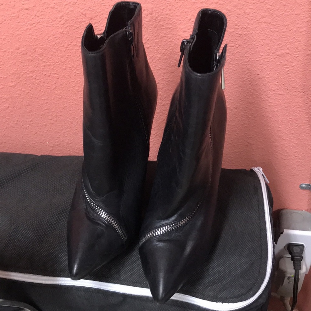 Aldo black booties size 7 - Picture 2 of 5